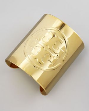 Tory Burch Embossed Golden Logo Cuff.jpg